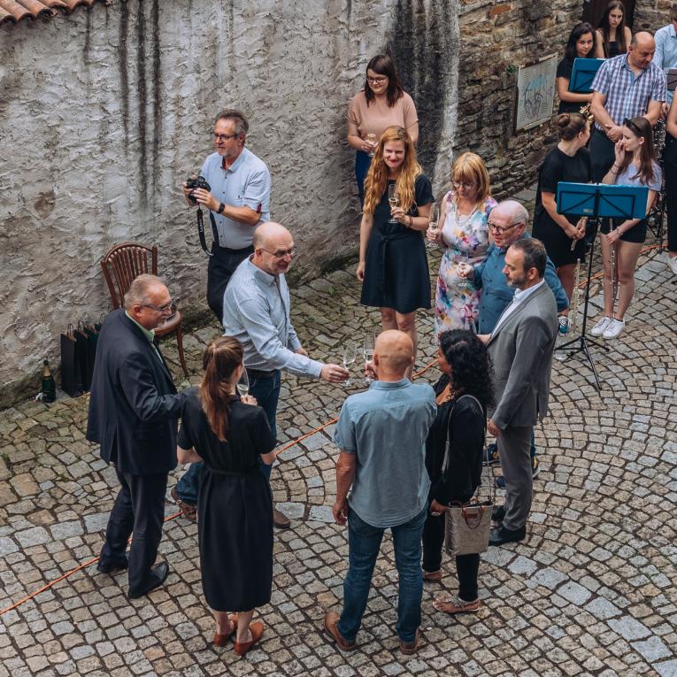 Vernisáž výstavy R.Lidner a M. Ebert