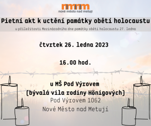 Pietní setkání - oběti holocaustu