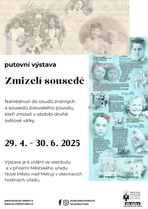Výstava Zmizelí sousedé