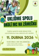 Ukliďme spolu okolí MC na Zámečku