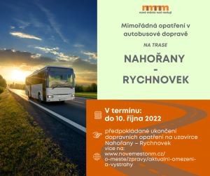Uzavírka Rychnovek - Městec